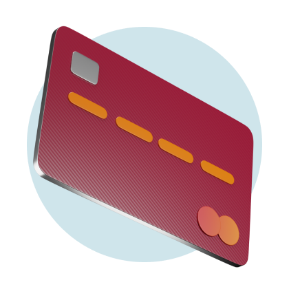 3D Credit Card Render